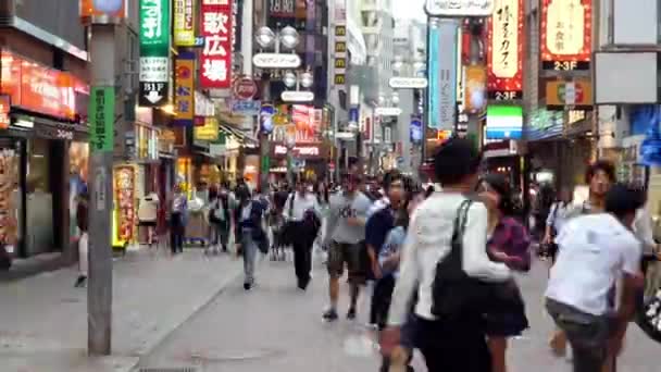 Quartier commerçant occupé de Shibuya — Video