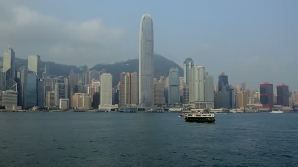 Victoria Harbour, Hong Kong — Stock Video