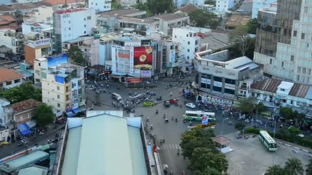 Vista de Saigon, Vietnã de cima — Vídeo de Stock