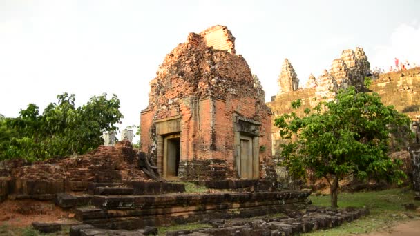 Taş tapınak kalıntıları — Stok video