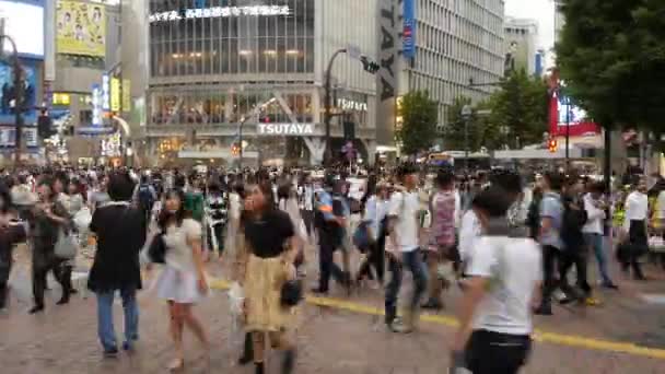 Busy Shibuya Station — Stock Video