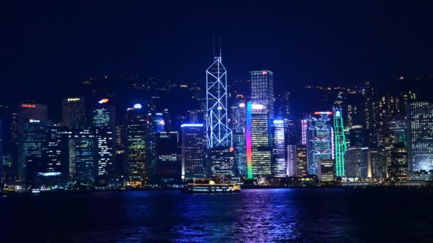 Порт Вікторія (Гонконг). — стокове відео