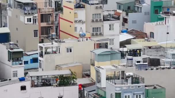 View of Saigon, Vietnam from Above — Stock Video