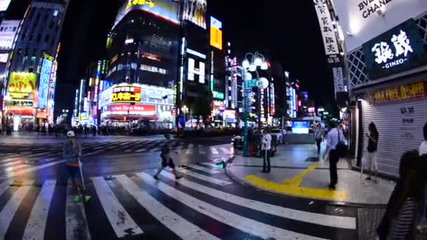 Elfoglalt Shinjuku szórakozás — Stock videók