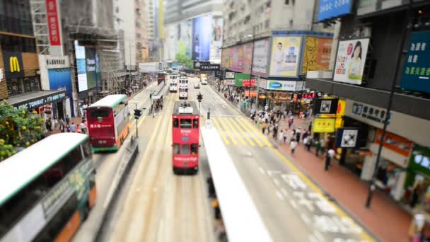 交通繁忙 Hong 港高速公路 — 图库视频影像
