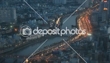 Vietnam'da Saygon görünümünü