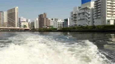 Tokyo siluetinin ile arka görünüm