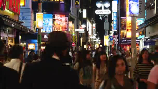 忙しいショッピング街渋谷 — ストック動画