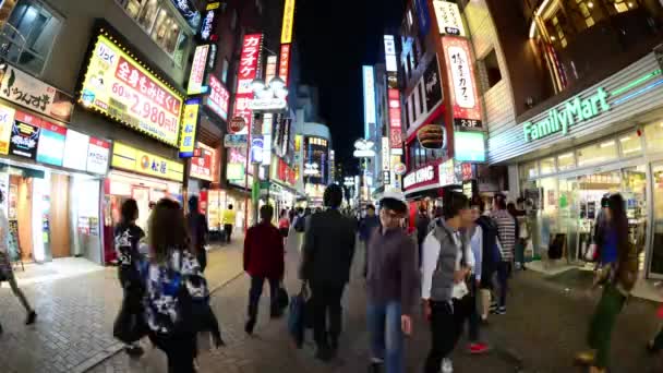 Distrito Comercial de Shibuya ocupado — Vídeo de stock