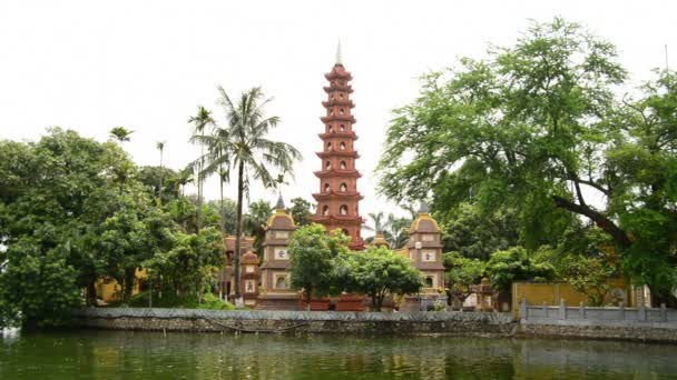 Tran quoc pagode — Vídeo de Stock