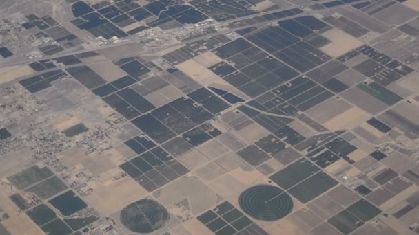 Vista de las tierras agrícolas — Vídeos de Stock