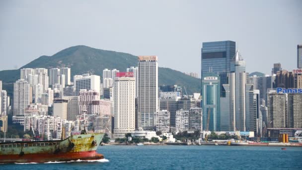 ビクトリア港,香港 — ストック動画