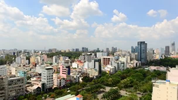 View of Saigon  in Vietnam — Stock Video