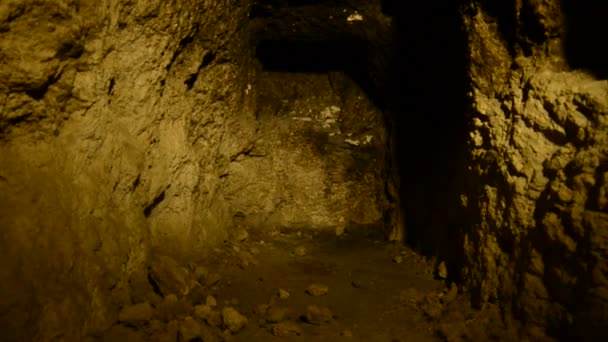 Заброшенный золотосеребряный рудник — стоковое видео