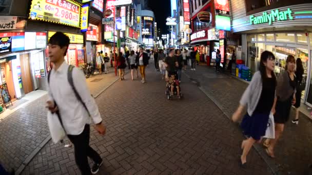 Estación de Shibuya ocupada — Vídeo de stock