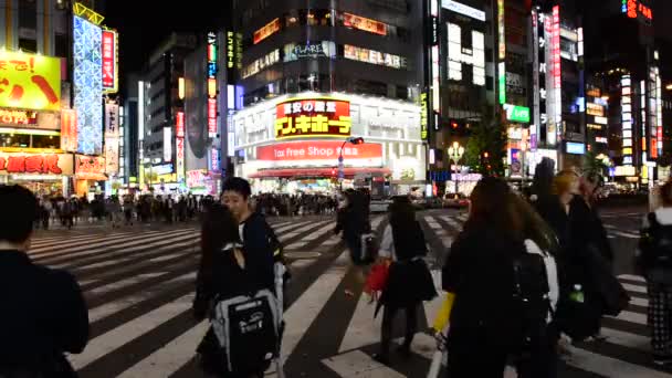 Zajęty Shinjuku Rozrywka — Wideo stockowe