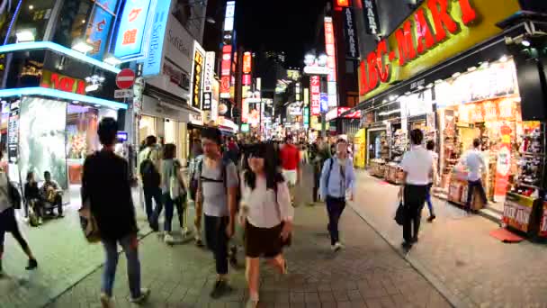 Ocupado Shinjuku Entertainment — Vídeo de stock