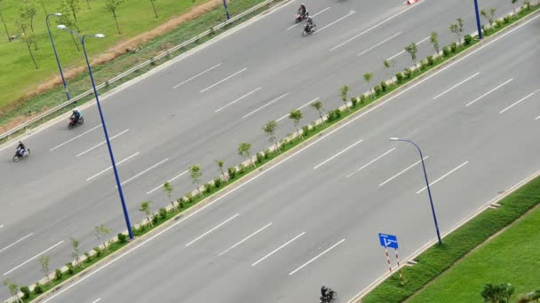 바쁜 하노이 고속도로 위에서 — 비디오