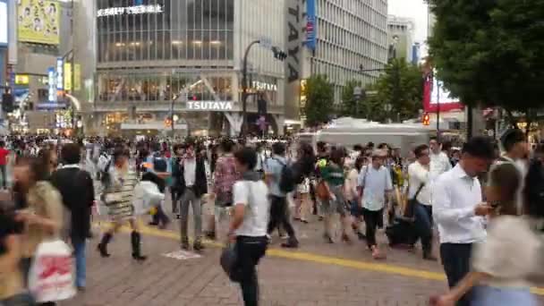 Busy Shibuya Station — Stock Video
