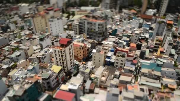 View of Saigon, Vietnam from Above — Stock Video