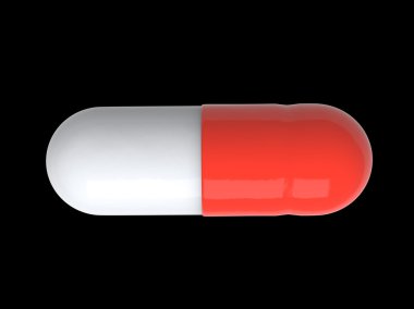 Hap vitamini - 3d çizim