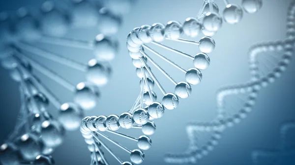 DNA bakgrund - 3d illustration — Stockfoto