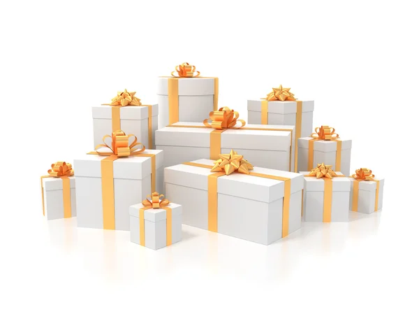 Kerstcadeautjes achtergrond — Stockfoto