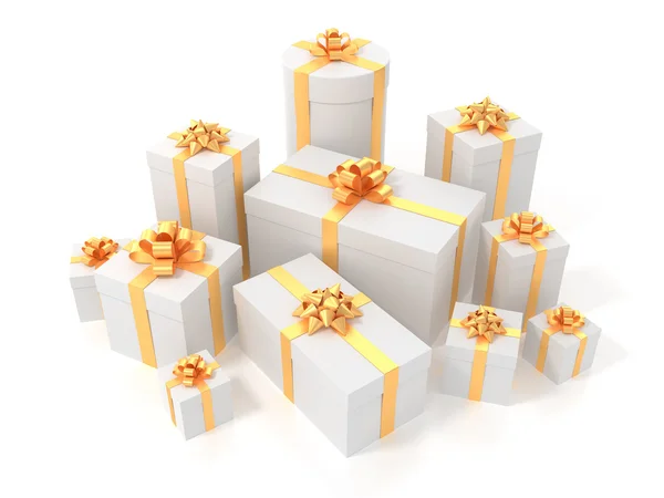 Christmas presents background — Stock Photo, Image