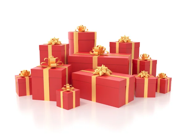 Christmas presents background — Stock Photo, Image