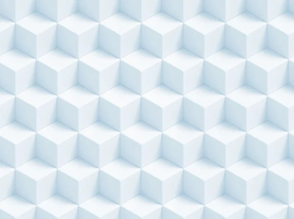 Abstract blue 3D geometric cubes background — Stock Photo, Image