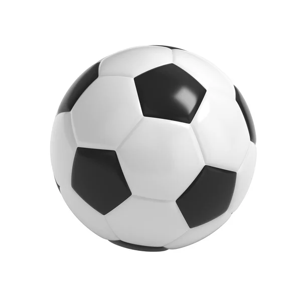 Football - Soccer ball isolated — Stock Photo, Image