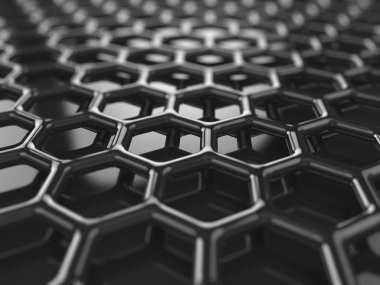 heaxagonal karbon arka plan