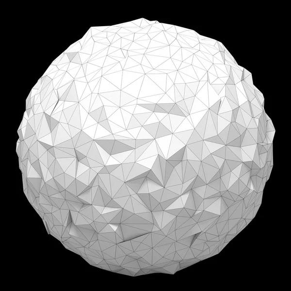 Трикутні 3d сфери — стокове фото