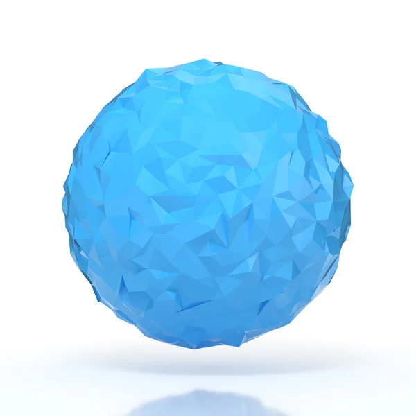 Triangular 3D sphere — Stock Photo, Image