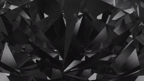 Black diamond loopbare achtergrond — Stockvideo