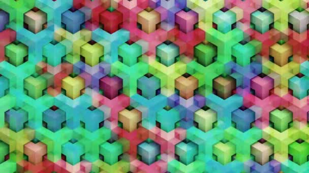 Fond géométrique coloré abstrait 