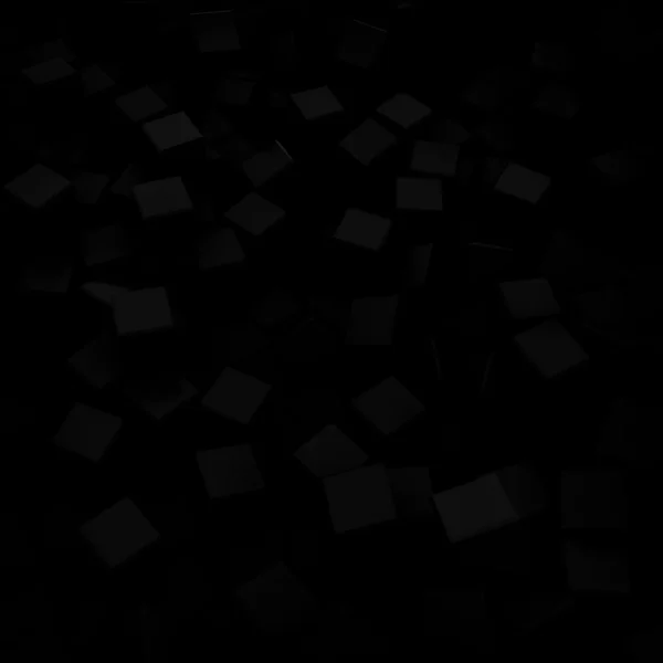 Fondo geométrico de cubos negros abstractos —  Fotos de Stock