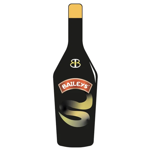 Baileys Alkoholický Likér Vektor — Stockový vektor