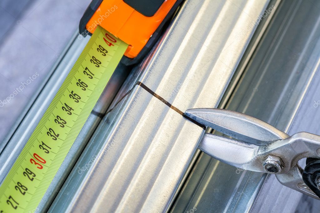 Metal stud cutting Stock Photo by ©dnaumoid 102706958