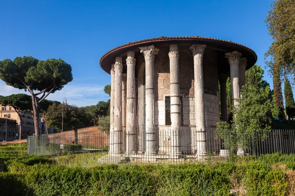 Foro Boarium con Templo de Hércules Victor en Roma Italia —  Fotos de Stock