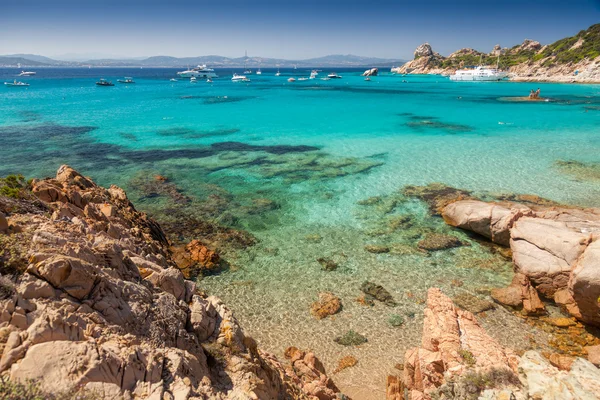 Cala corsara bay v Sardinii — Stock fotografie