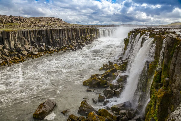 Selfoss vodopád v severní části Islandu — Stock fotografie