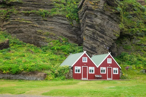 Vakantiehuis in IJsland — Stockfoto