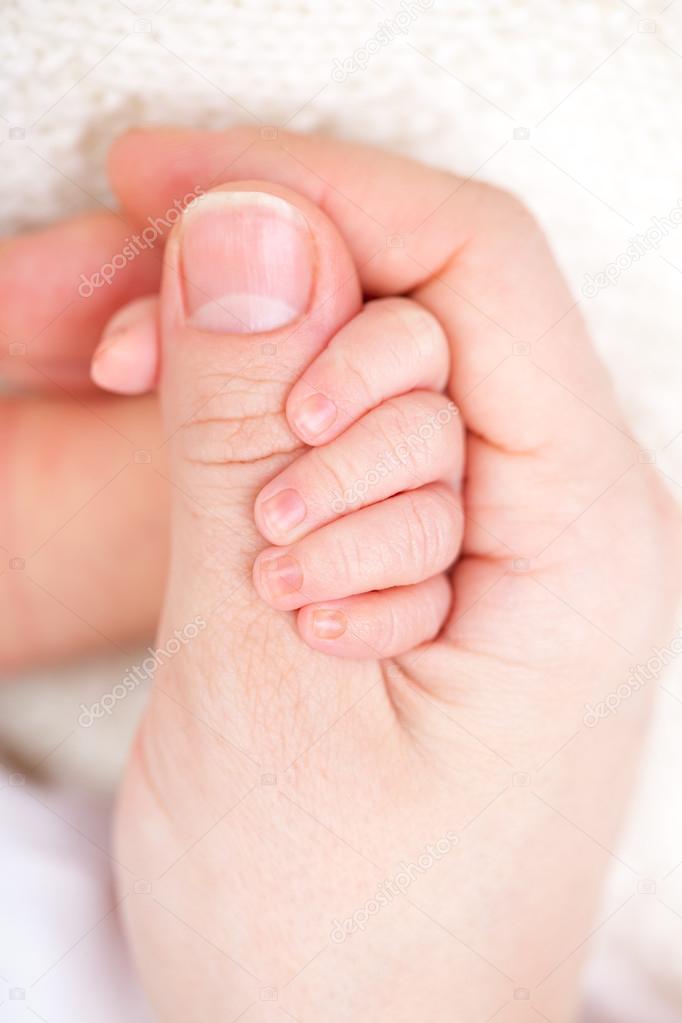 Mother with newborn baby