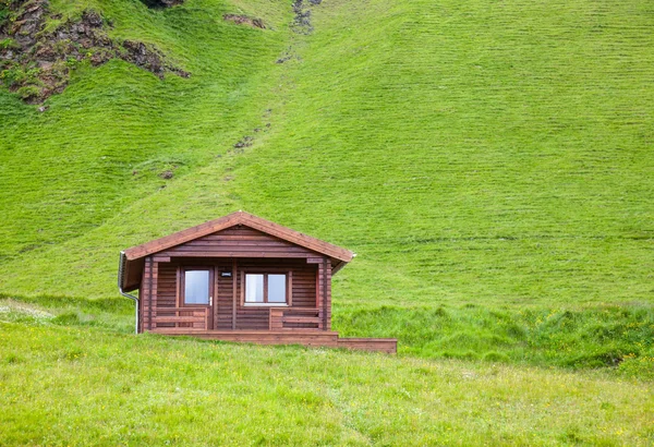 Typická chata na Islandu — Stock fotografie