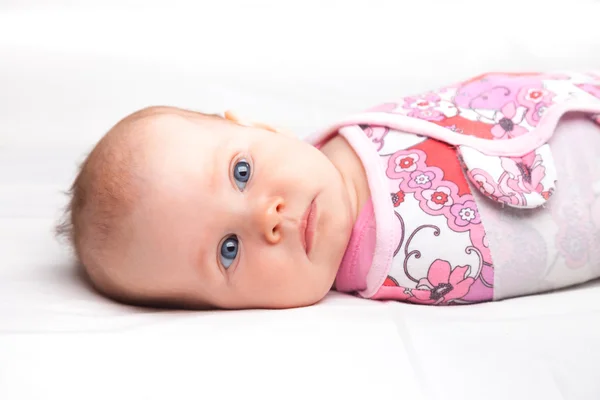 Três meses bebê menina — Fotografia de Stock