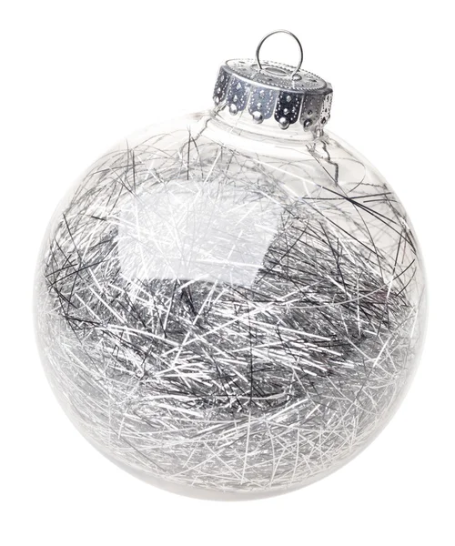 Bauble di Natale su bianco — Foto Stock