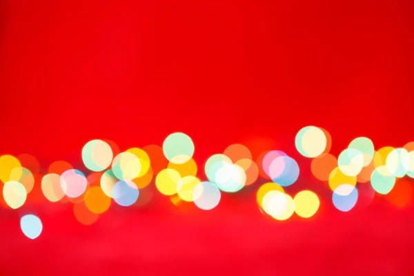 Verschwommenes Licht Xmas Hintergrund — Stockfoto