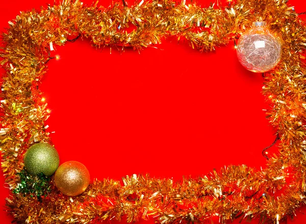 Christmas decoration frame — Stock Photo, Image