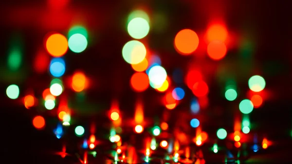 Luces borrosas de Navidad —  Fotos de Stock